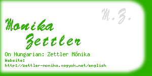 monika zettler business card